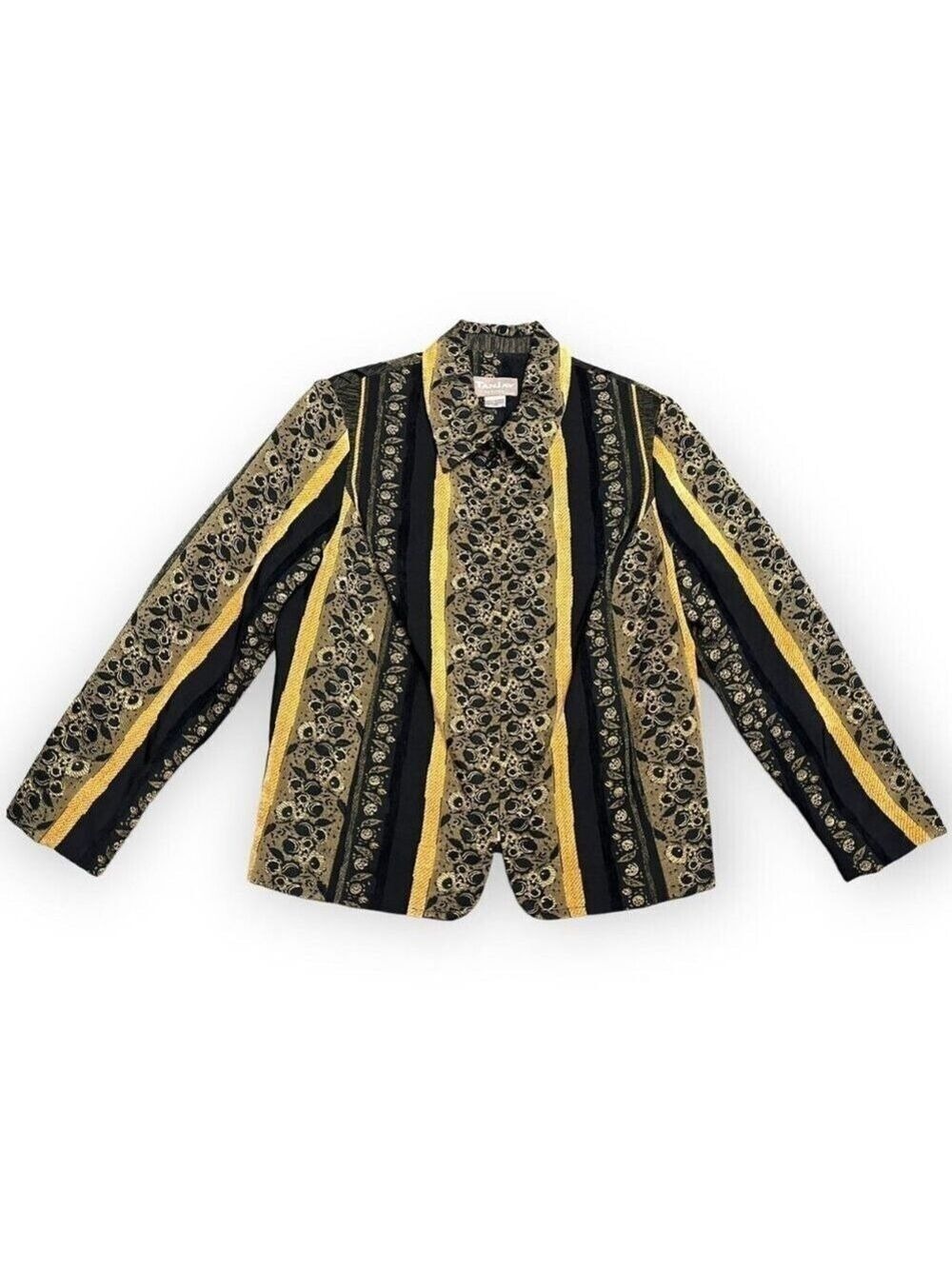 Vintage 90s TanJay Petites Designer Full-Zip Office Blazer Jacket - 10 Petite
